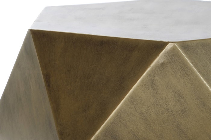 Mesita Auxiliar Moderno DKD Home Decor Dorado 68 x 45.5 x 68 cm Set de 2