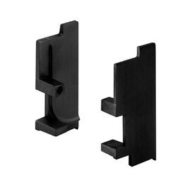 SC HERRAJES J2 T. Laterales Accesorios Para Montaje Perfil Gola Acabado Negro