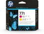 HP 771 Cabezal de Impresión Magenta/Amarillo CE018A