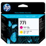 HP 771 Cabezal de Impresión Magenta/Amarillo CE018A
