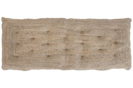 DKD Home Decor Cabecero de Cama de Yute y Algodón 150x10x60 Natural