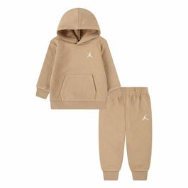 Conjunto Deportivo para Bebé Jordan Brooklyn Fleece Po Set Marrón 2 Piezas
