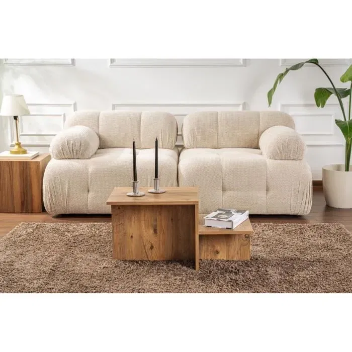 Mesa de Centro HARMONY Rectangular Pino Atlántico 80 x 40 x 40 cm