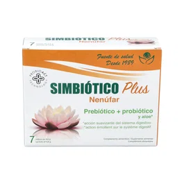BIOSERUM Prosimbiotico Nenufar 7 Sobres - Probiótico Intestinal con Tecnología ProbioAct® - 7 Unid.