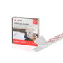 Velcro® Cinta de gancho y bucle adhesiva blanca 20mm x 5 m