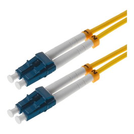 Helos Cable de fibra óptica OS2 LC/LC Amarillo 7,5m