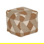 Puf Multicolor Lana-Algodón Decoración 45 X 45 X 45 cm