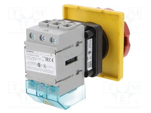SIEMENS 3LD3 Interruptor de aislamiento de 3 polos 63A 22kW SIEMENS 3LD3 Interruptor de aislamiento de 3 polos 63A 22kW