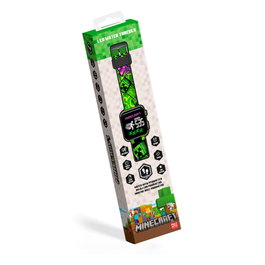 KIDS LICENSING Reloj LED multifunción Minecraft