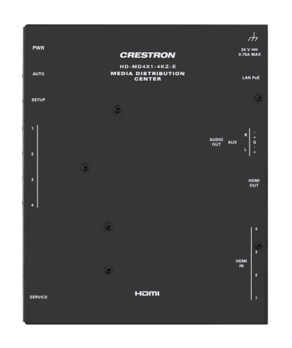 Crestron HD-MD4X1-4KZ-E Conmutador AV 4x1 4K60 4:4:4 HDR Dolby Vision para HDMI