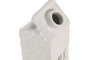 DKD Home Decor Lechera de Porcelana y Corcho Blanca HUIDE 26