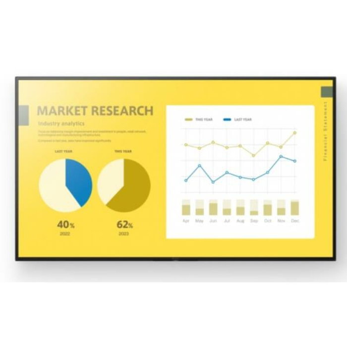 Sony FW-55EZ20L Pantalla de señalización digital 55 Pulgadas 4K UHD Negro