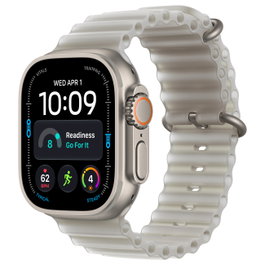 Apple Watch Ultra 4 Titanium 49mm Natural con Correa Ocean Gris