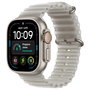Apple Watch Ultra 4 49mm Natural Titanium Cellular con correa Ocean gris translúcida