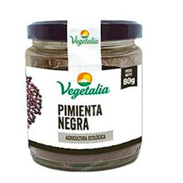 Vegetalia Pimienta Negra Polvo 80Gr. Bio