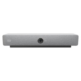 Cisco Systems Webex Room Bar CS-BAR-L-UK9 - Sistema de Videoconferencia de Grupo 4K Ultra HD 12 MP, Cámara CMOS 1/2.3", Zoom 5x, Audio Beamforming, 2 HDMI, PoE, Gris