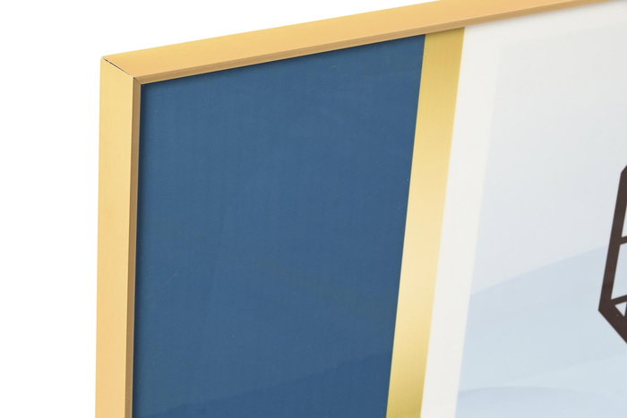 DKD Home Decor Cuadro Aluminio MDF 180x3x60 Oriental Surtido de 2 Unidades