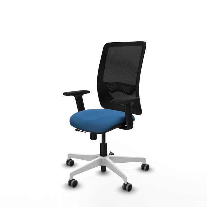 PIQUERAS Y CRESPO Silla de oficina Zulema Azul claro y Negro