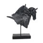 DKD Home Decor Figura Colonial de Resina con Caballos