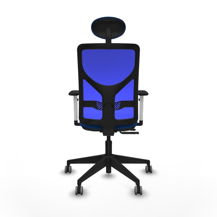 PIQUERAS Y CRESPO Silla de oficina Motilla Azul con mecanismo Sincro/Traslack PIQUERAS Y CRESPO Silla de oficina Motilla Azul con mecanismo Sincro/Traslack