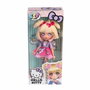Famosa Muñeca Hello Kitty con 15 puntos de articulación y accesorios, 19.5 cm