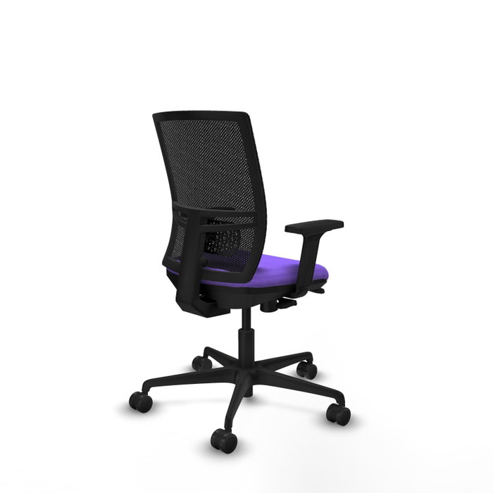 PIQUERAS Y CRESPO Silla de oficina Yunquera Lila y Negro PIQUERAS Y CRESPO Silla de oficina Yunquera Lila y Negro