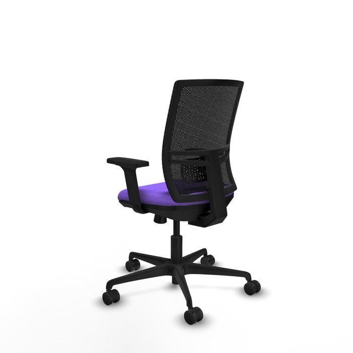 PIQUERAS Y CRESPO Silla de oficina Yunquera Lila y Negro PIQUERAS Y CRESPO Silla de oficina Yunquera Lila y Negro