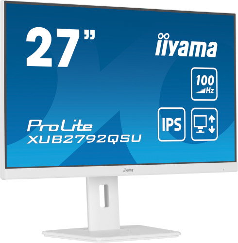 Iiyama ProLite XUB2792QSU-W6 Monitor 27 pulg. QHD IPS Blanco