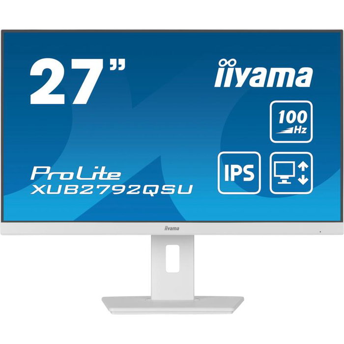 Iiyama Monitor XUB2792QSU-W6 de 27" QHD 75Hz IPS, Panel Antirreflejos y Altavoces Iiyama Monitor XUB2792QSU-W6 de 27" QHD 75Hz IPS, Panel Antirreflejos y Altavoces