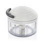 Metaltex Picadora Rotomac Manual, 500 ml, con Cuchillas Móviles de Acero Inoxidable, Ø12 x 11 cm, Picadora de Verduras Giratoria