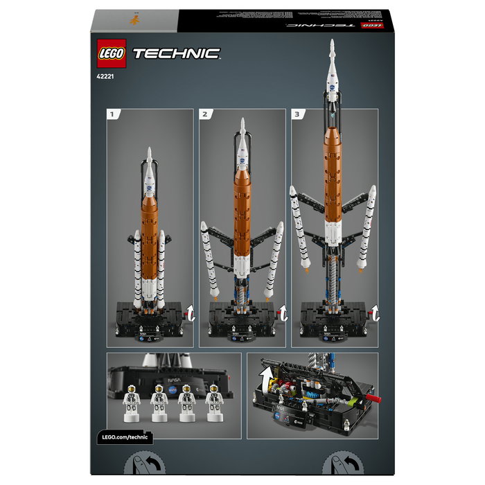 LEGO Technic NASA Artemis SLS Cohete de Lanzamiento Espacial 42221
