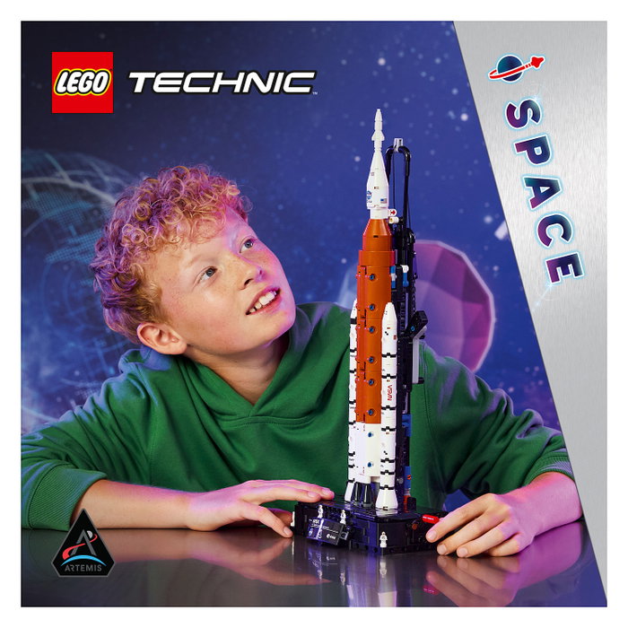 LEGO Technic NASA Artemis SLS Cohete de Lanzamiento Espacial 42221