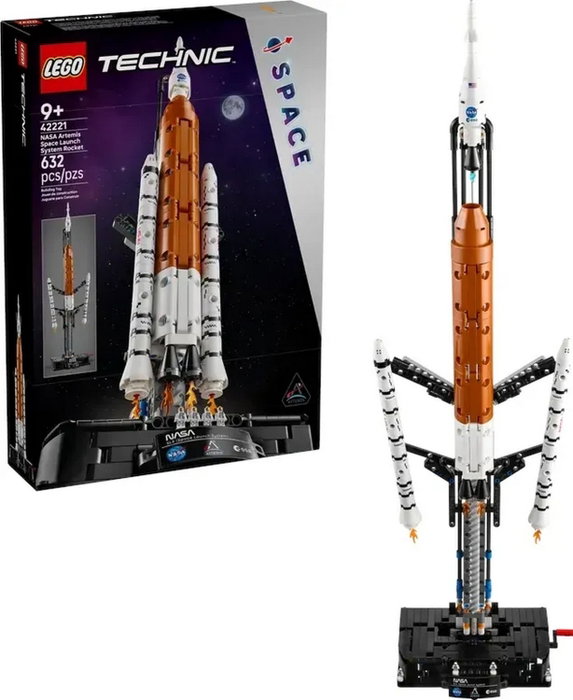 LEGO Technic NASA Artemis SLS Cohete de Lanzamiento Espacial 42221
