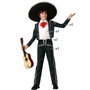 Disfraz Mariachi Traje Negro para Niño 5-6 Años