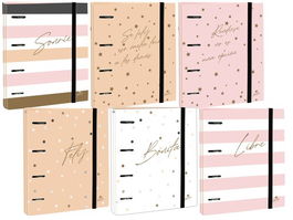 Mariola Carpeblock Anillas Mixtas 4 x 40 mm Folio C-Goma Cartón Forrado Plastificado 6 Diseños Surtidos