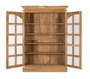 GINER Y COLOMER Librería de teca maciza con 2 puertas de cristal