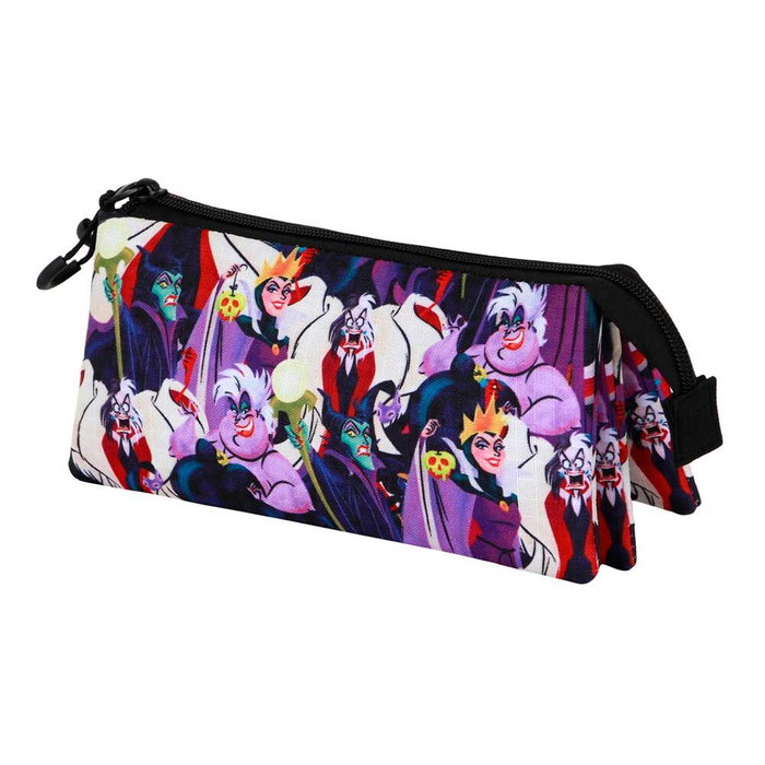Karactermania Estuche Portatodo Triple Evil Villanas Disney Multicolor