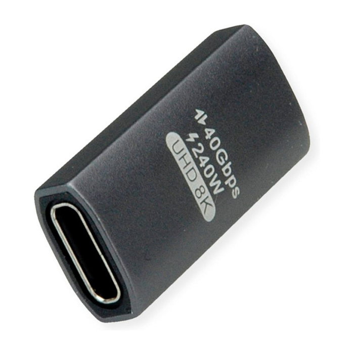 ROLINE Adaptador USB4 Gen 3x2 USB Type C Plata ROLINE Adaptador USB4 Gen 3x2 USB Type C Plata