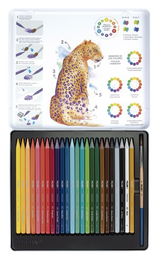 Lapices Color Milan Acuarelables Estuche Metal De 24