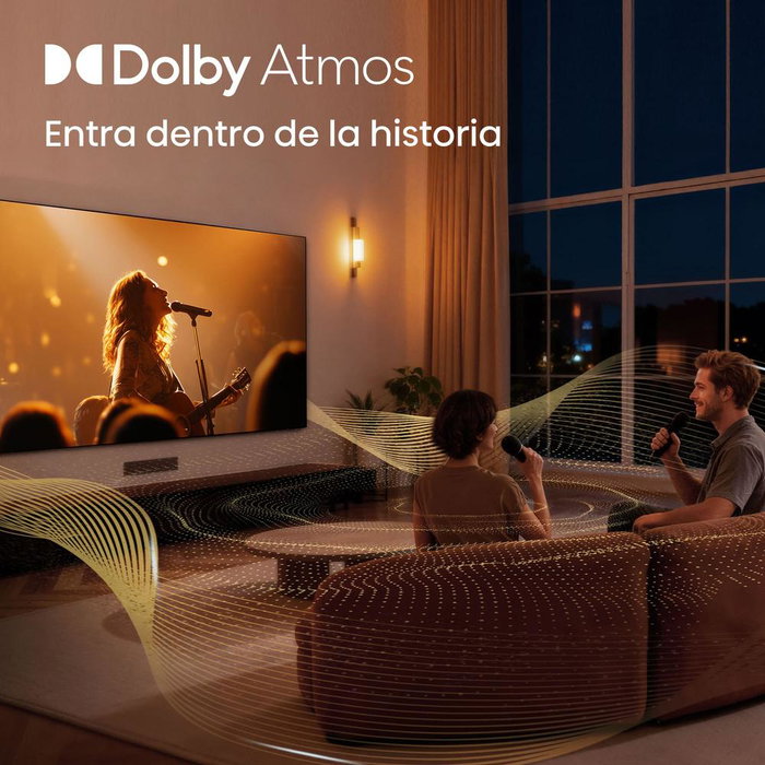 Hisense 32A5S - Smart TV 32 Pulgadas QLED Full HD HDR10 Smart TV HomeOS con Netflix, Prime Video, Dolby MS12