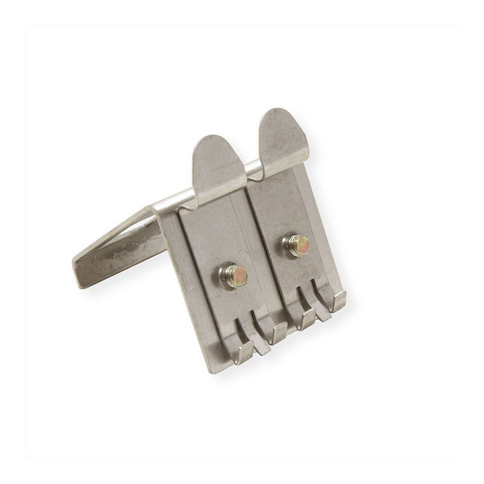 ROLINE Adaptador para riel DIN con 2 Keystones Plata ROLINE Adaptador para riel DIN con 2 Keystones Plata