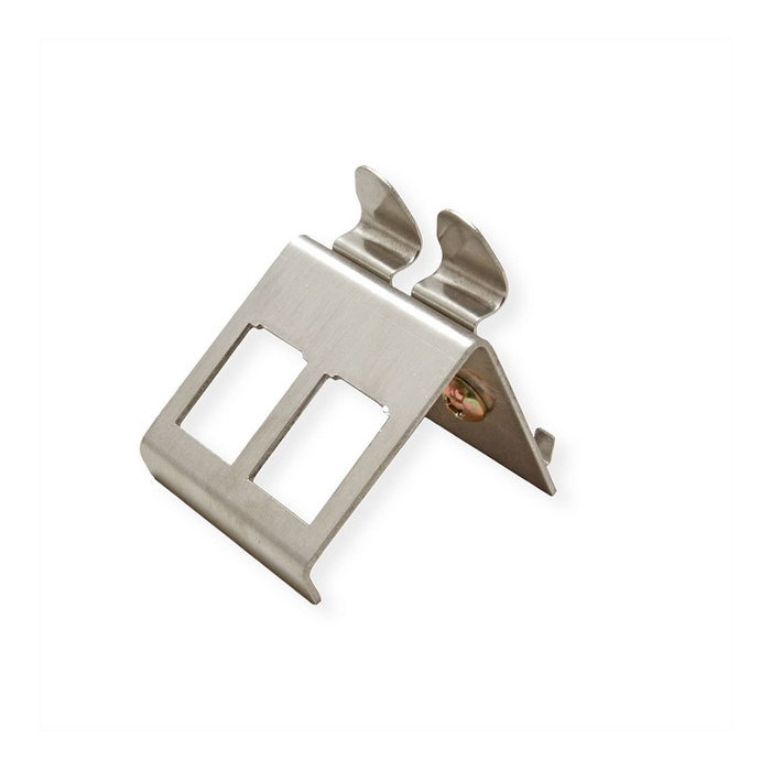 ROLINE Adaptador para riel DIN con 2 Keystones Plata ROLINE Adaptador para riel DIN con 2 Keystones Plata