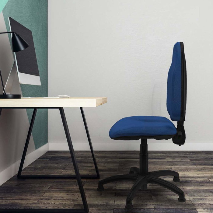 PIQUERAS Y CRESPO Silla de oficina Algarra Azul cielo sin brazos PIQUERAS Y CRESPO Silla de oficina Algarra Azul cielo sin brazos