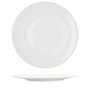 Summa Set de 6 Platos Llanos de Vitro Porcelana de 32 cm, Marfil