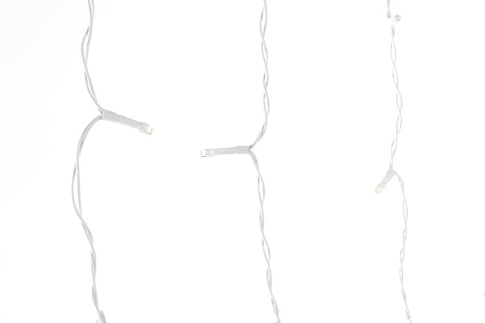 DKD Home Decor Cortina de Luces LED Azul 200x200 cm con 300 Bombillas