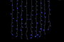 DKD Home Decor Cortina de Luces LED Azul 200x200 cm con 300 Bombillas