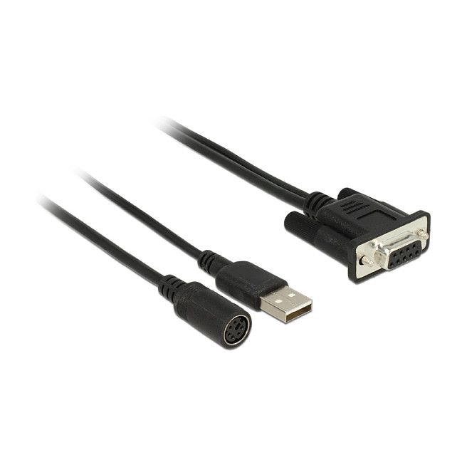 Navilock 62907 Cable de conexión DB9 a MD6 + USB A Navilock 62907 Cable de conexión DB9 a MD6 + USB A