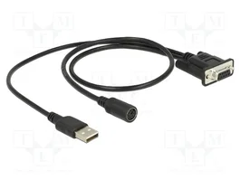 Navilock 62907 Cable de conexión MD6 serie a D-SUB 9 serie para receptores GNSS con alimentación por USB