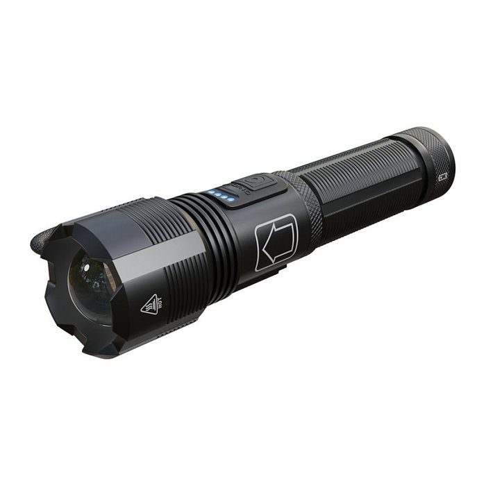 Extralink Linterna Táctica Thor 1000lm Negro