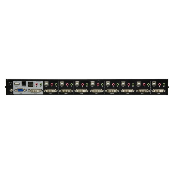 ATEN CS1768 KVM Switch DVI USB Audio 8 Puertos, 2048x1536, Negro ATEN CS1768 KVM Switch DVI USB Audio 8 Puertos, 2048x1536, Negro